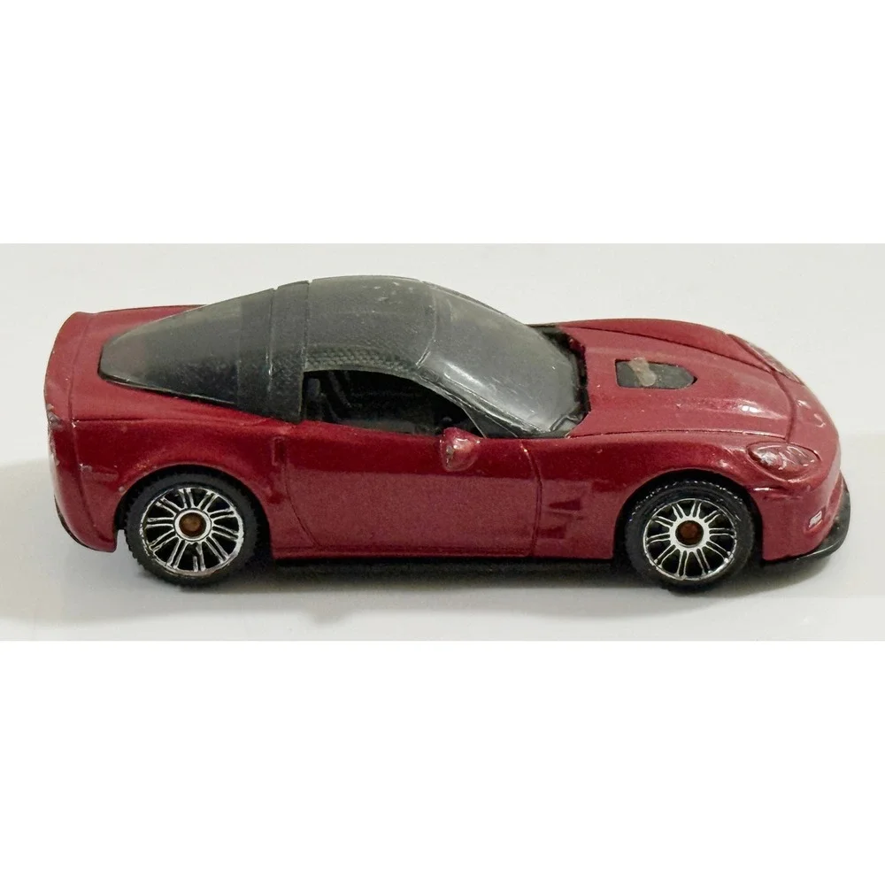 Hot Wheels Corvette ZR1 Kids 1:64 Red Die-Cast Toy Car 2008 Mattel